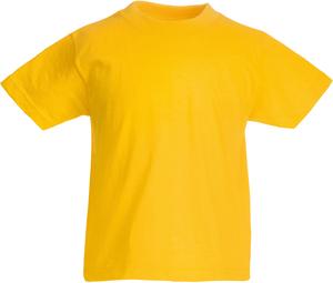 Fruit of the Loom SC221B - Kinder T-Shirt Sunflower Yellow