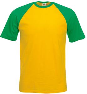 Fruit of the Loom SC61026 - Baseball T-Shirt