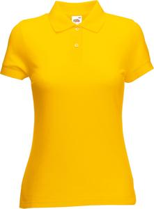 Fruit of the Loom SC63212 - Piqué Poloshirt Mischgewebe Damen Sunflower Yellow