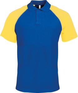 Kariban K226 - Zweifarbiges Baseball Poloshirt