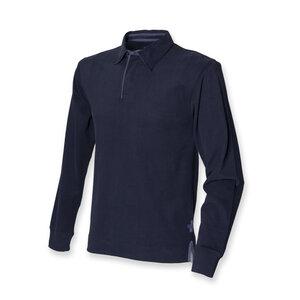 Front row FR43 - Rugby Shirt Langarm - super weich Navy