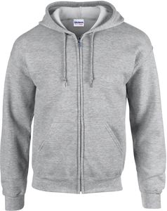 Gildan GI18600 - Kapuzen-Sweatshirt mit Reißverschluss Herren Sport Grey