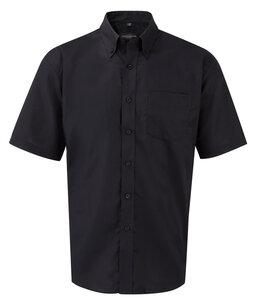 Russell Collection RU933M - Oxford Hemd Schwarz