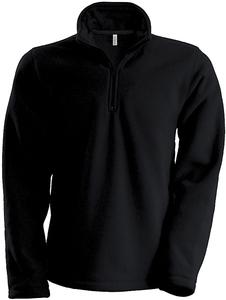 Kariban K912 - Enzo - Mikrofleece Pullover 1/4 Zipper Schwarz