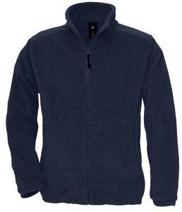 B&C CGICE - Outdoor Full Fleecemit Zipper - FU703 Navy