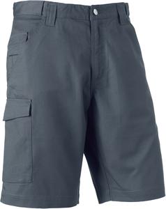 Russell RU002M - Twill Workwear Shorts Convoy Grey