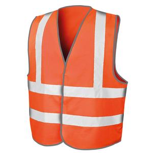 Result Core R201X - Safety Hi Viz Vest Fluorescent Orange