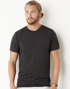 Bella 3413 - Unisex Triblend Crew Neck T-Shirt Charcoal-Black Triblend