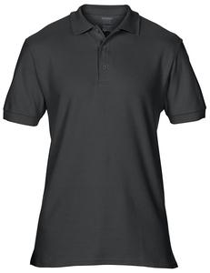 Gildan GD042 - Premium cotton double piqué sport shirt Schwarz