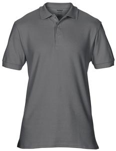Gildan GD042 - Premium cotton double piqué sport shirt Holzkohle