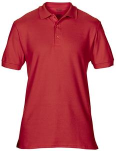 Gildan GD042 - Premium cotton double piqué sport shirt Rot