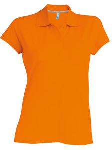 Kariban K242 - Damen Kurzarm Poloshirt Pique Orange