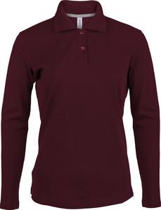 Kariban K244 - Damen Langarm Pique Poloshirt Wine