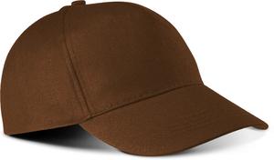 K-up KP116 - BASIC 5-PANEL KAPPE Schokolade