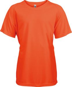 Proact PA445 - Kinder Basic Sportshirt Kurzarm Fluorescent Orange