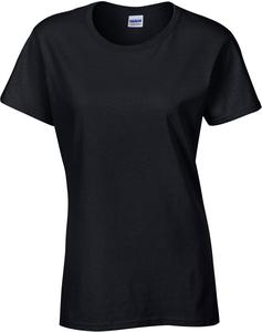Gildan GI5000L - Ladies` Heavy Cotton™ T-Shirt Black/Black