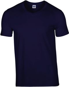 Gildan GI64V00 - Softstyle® V-Ausschnitt T-Shirt Herren Navy/Navy