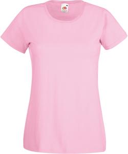 Fruit of the Loom SC61372 - Damen T-Shirt 100% Baumwolle Light Pink