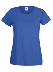 Fruit of the Loom SC61372 - Damen T-Shirt 100% Baumwolle Royal Blue