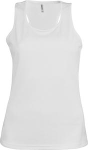 Proact PA442 - Basic Sport Funktions Shirt Ärmellos Weiß