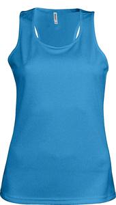 Proact PA442 - Basic Sport Funktions Shirt Ärmellos Aqua Blue