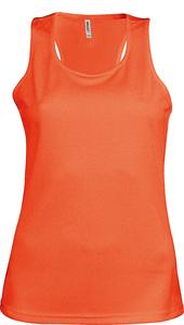 Proact PA442 - Basic Sport Funktions Shirt Ärmellos Fluorescent Orange