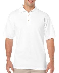 Gildan GI8800 - DryBlend® Jersey Poloshirt Herren Weiß