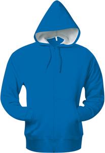 Kariban K444 - Sweatshirt Jacke mit Kapuze Light Royal Blue