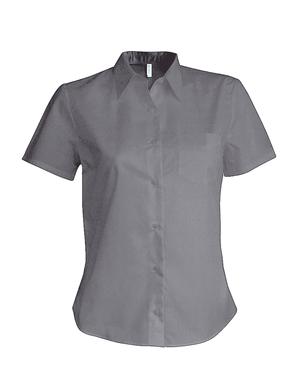 Kariban K536 - Pflegeleicht Damen Kurzarm Oxford Bluse