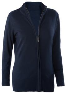 Kariban K962 - DAMEN CARDIGAN MIT REIßVERSCHLUSS Navy/Navy