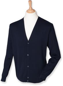 Henbury H722 - Mens V Button Cardigan