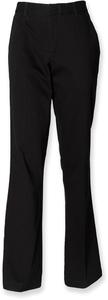 Henbury H641 - LADIES CHINO TROUSERS Black/Black