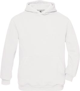 B&C CGWK681 - HOODED SWEATSHIRT KIDS Weiß