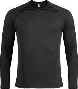 Proact PA006 - Kinder Longsleeve Körpernahe Passform und Schnelltrocknend Black/Black