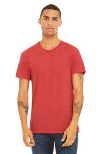 Bella+Canvas BE3413 - TRIBLEND CREW NECK T-SHIRT Red Triblend