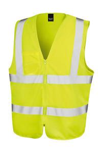 Result R202X - Core Zip Safety Tabard Fluorescent Yellow