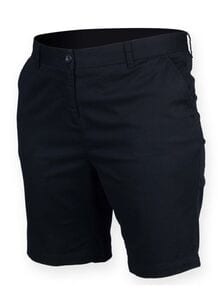 Front row FR606 - Damen strecken Chino -Shorts Navy