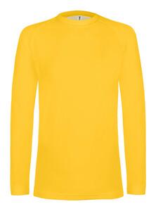 ProAct PA005 - LANGARM DOPPELHAUT T-SHIRT SCHNELLTROCKNEND Sporty Yellow