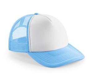 Beechfield BF645 - Vintage Snapback Trucker Cap für Herren Sky Blue / White