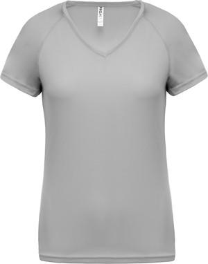 Proact PA477 - Damen Kurzarm-Sportshirt mit V-Ausschnitt