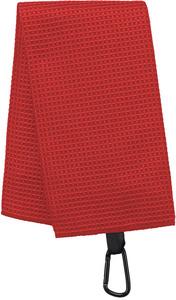 Proact PA579 - Golf-Handtuch mit Wabenstruktur Rot