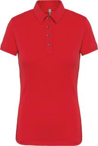 Kariban K263 - Jersey-Kurzarm-Polohemd für Damen Rot