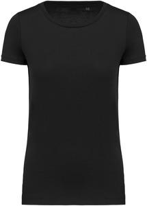 Kariban K3001 - Damen-T-Shirt Supima® mit kurzen Ärmeln und Rundhalsausschnitt Schwarz