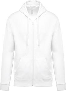 Kariban K479 - Kapuzensweatshirt mit Reißverschluss Weiß
