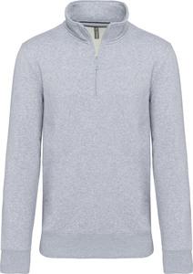 Kariban K487 - Sweatshirt mit Reißverschlusskragen Oxford Grey
