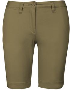 Kariban K751 - Chino-Bermuda-Shorts für Damen Light Khaki