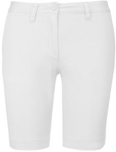 Kariban K751 - Chino-Bermuda-Shorts für Damen Weiß