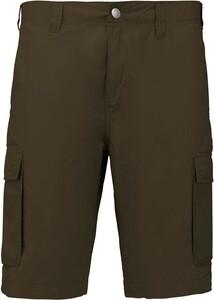Kariban K755 - Leichte Bermuda-Shorts für Herren mit mehreren Taschen Light Khaki