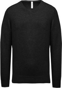 Kariban K982 - Premium-Pullover mit V-Ausschnitt Black Heather
