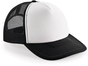 Beechfield B645 - Vintage Snapback Trucker Kappe Black / White